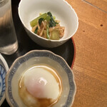 Minemura - 小鉢と温泉卵