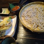 そば処 与市 - 天ぷらセット