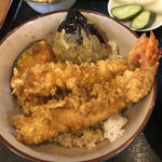 手打ちうどん 丸亀 - 天丼