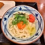 丸亀製麺 - 明太釜玉・並。560円