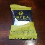 キッチン ブルー グローブ - お菓子のアップ