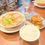 尾道ラーメン 丸ぼし - Aセット