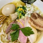 中華そば 麦笑 本所吾妻橋店 - 特製わんたん麺（塩）