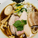 中華そば 麦笑 本所吾妻橋店 - 特製わんたん麺（醤油）
