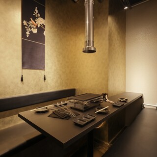 焼肉屋さんとは思えない空間で、色んなシーンにぴったり♪