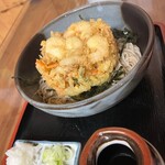 そば処 星善 - 小海老かぎ揚げそば