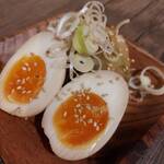 boiled egg & zha cai