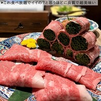 黄金出汁しゃぶと江戸前寿司 肉のあさつ 梅田お初天神店 - 