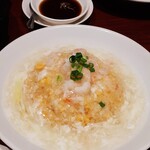 健康中華 青蓮 - フワフワ餡の餡かけ炒飯