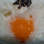 rice noodle comen - エスプーマの下の贅コク卵
