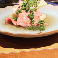 季節の限定　花山椒　和牛しゃぶしゃぶ