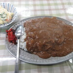 津軽屋食堂 - カレーライスポテトサラダ