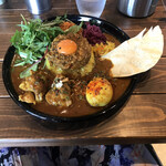 MIROKU SPICE - カレーがたっぷりなので、ご飯大盛にしてもらってもバランス取れそう