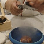 Maison DIA Mizuguchi - これでもかっ❕と思える程掛けられた。
      掛けた時点でしゃぼん玉は割れる