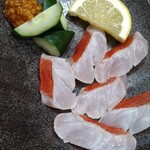 おんわ - 金目鯛の炙りをお塩で