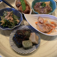 京都石塀小路豆ちゃ 日本橋 - おばんざい5種