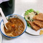 ゆたか食堂 - ハムカツとカレーのる〜　この日は2450円
