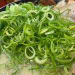 博多長浜ラーメン 夢街道 - ネギらーめん