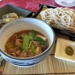 信楽カントリー倶楽部 杉山コース レストラン - 豚肉つけ蕎麦