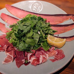 なっぱごちそう - ハモンセラーノとカツオの生ハム
