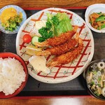 てまり和風味処 - エビフライ定食