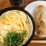 山越うどん - かまたま大とちくわ天