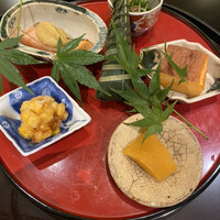 日本料理 太月 - カスゴのちまき(中央)美味しかった