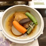 大沢温泉 山水閣 - 柳鰈オランダ煮。