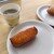 出塚水産 - 料理写真:チーズ入りとコーヒー