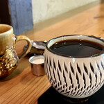 カフェ 火裏蓮花 - 深煎りコーヒー ¥580
