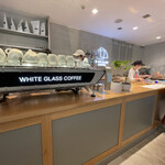 WHITE GLASS COFFEE - 