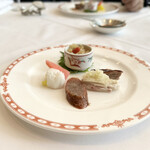 赤坂璃宮 赤坂本店 - ①焼き物入り前菜盛り合わせ