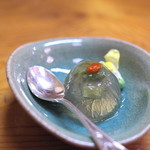 赤坂とゝや魚新 - 青梅（あをむめ）寒天寄（かんてんよ）せ