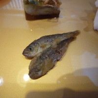 鮨駒 - 豆アジのから揚げ　酢味