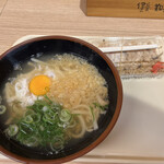 麺乃庄 つるまる饂飩 - 料理写真:つきみうどん　鶏めし