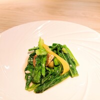 中国菜 ARATA - ⚫旬菜炒め「油麦菜とマコモ茸の炒め」
