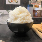 Tempura Mamesuke - ご飯大盛り　2人で分けると丁度良いくらいです。