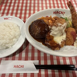 ハンバーグレストランHACHI 名取本店 - 大人様ランチという名のメニュー　好きなものだらけ♡