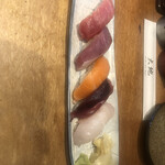 Sushi To Yakitori Daichi - おまかせ5貫