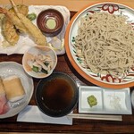 旬彩SOBA 常次郎庵 - ランチ天ざるそば２１００円