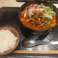 中国料理verite - 坦々麺 小ライスセット