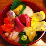 海鮮丼アップ！