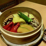 いろいろ野菜のせいろ蒸し