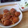 くまキッチン - 料理写真:ルパンのパスタ（ミートボールのトマト味）