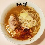 成蹊前ラーメン - 中ラーメン ぶた1枚