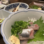 いわし料理 善 - 刺身（フルコース内）