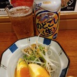 俺の中華たなか家 - グラスに注げば「のどごし生」も冷え❄冷え❄　グラスも冷え❄冷え❄❗