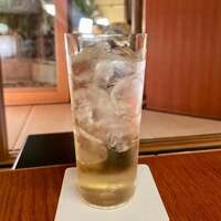 北新地しゃぶしゃぶすき焼き きらく - 梅酒ソーダ割り