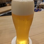 日本料理 櫻川 - 夫はまずビール