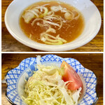 Marufuku - カツカレーにはミニサラダと炒飯スープが付きます♪